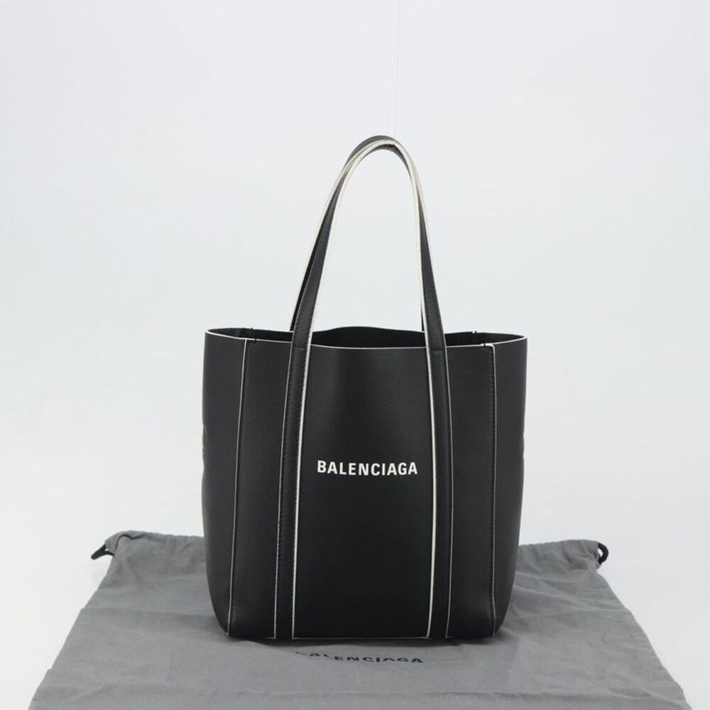 Balenciaga Everyday Tote Leather Black Leather Tote Bag Bag - Picture 14 of 16